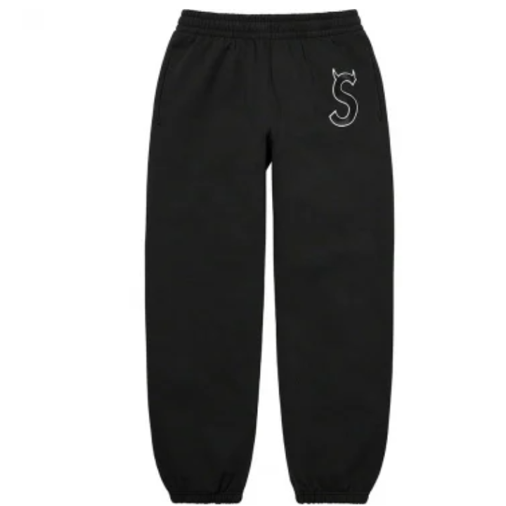 Supreme S Logo Sweatpant Black | Exclusive UK Streetwear